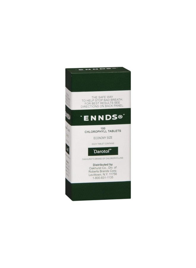 Oakhurst Co. أقراص إنندز لعلاج رائحة الفم الكريهة، 100 حبة - Image 1