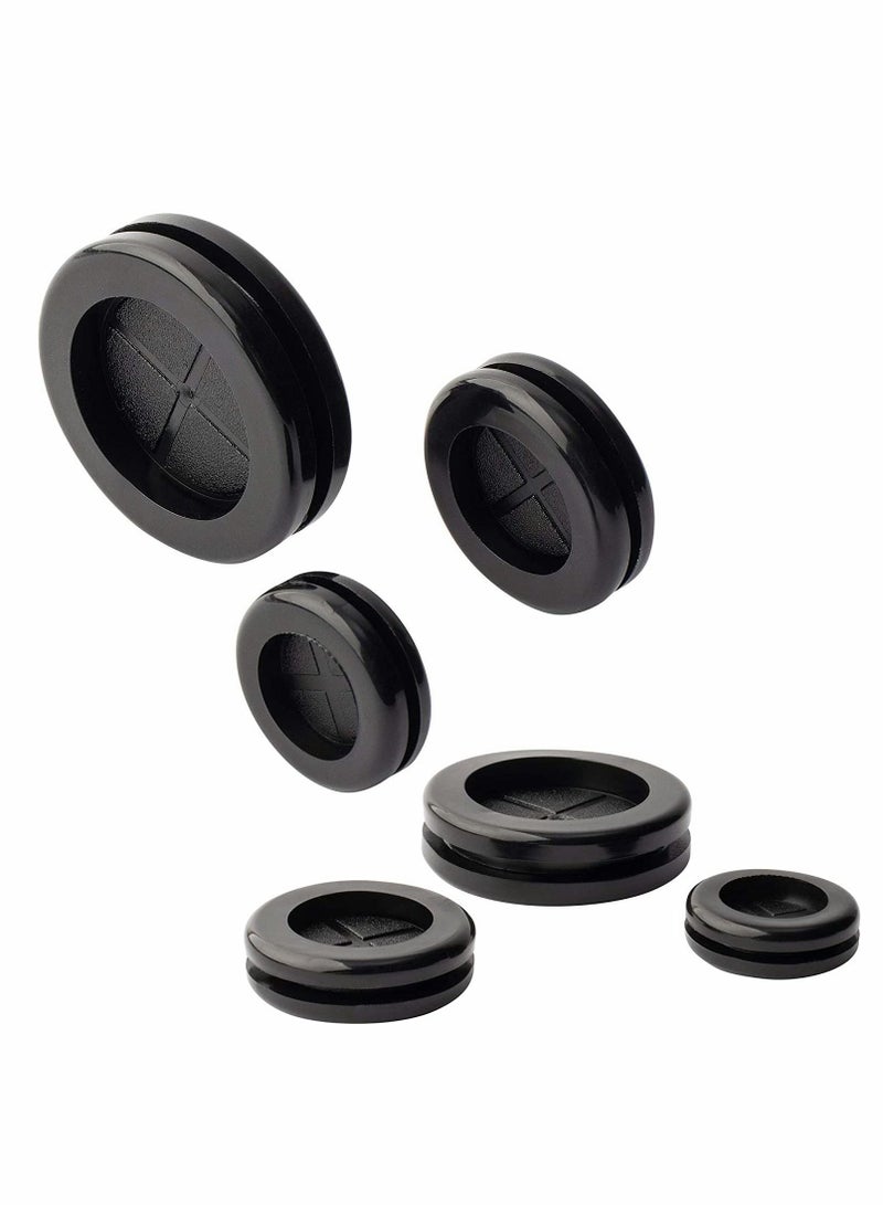 نيبمينينت Rubber Grommet, Double Sided Round Hole Plug, Drill 5/8" 13/16" 7/8" 1" 1-3/16" 1-1/2"  - Image 5