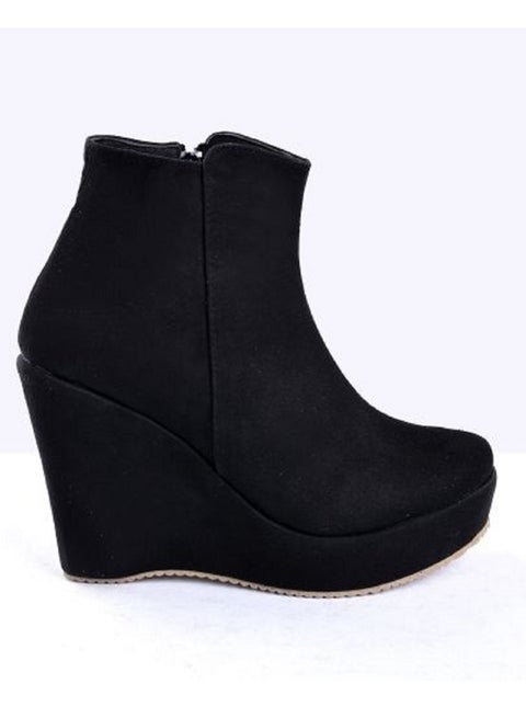 بوت كعب ودج شمواه - اسود BW-10