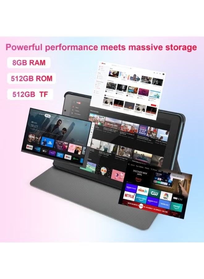 REBENUO CM936 9-Inch Android 16 Tablet, 800x1280 HD Touchscreen Display, 8GB RAM, 5G WiFi Support, Portable Tablet PC with Fast Performance, WiFi & Bluetooth Connectivity, USB Type-C Port, Large Storage Device for Work, Study, Gaming, Streaming, Browsing & Travel - Image 4