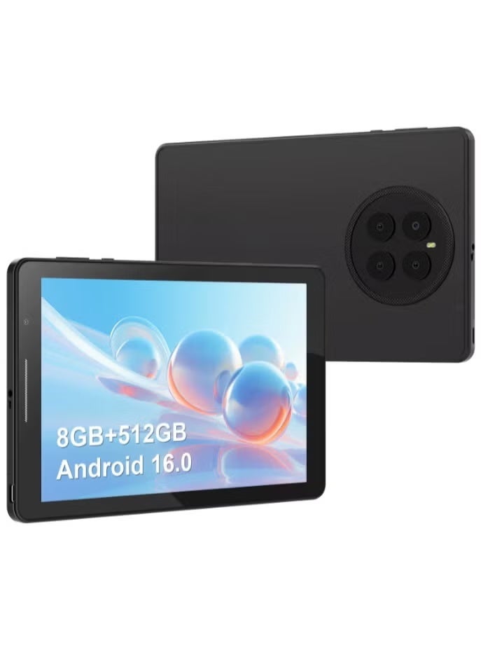 REBENUO CM936 9-Inch Android 16 Tablet, 800x1280 HD Touchscreen Display, 8GB RAM, 5G WiFi Support, Portable Tablet PC with Fast Performance, WiFi & Bluetooth Connectivity, USB Type-C Port, Large Storage Device for Work, Study, Gaming, Streaming, Browsing & Travel - Image 1