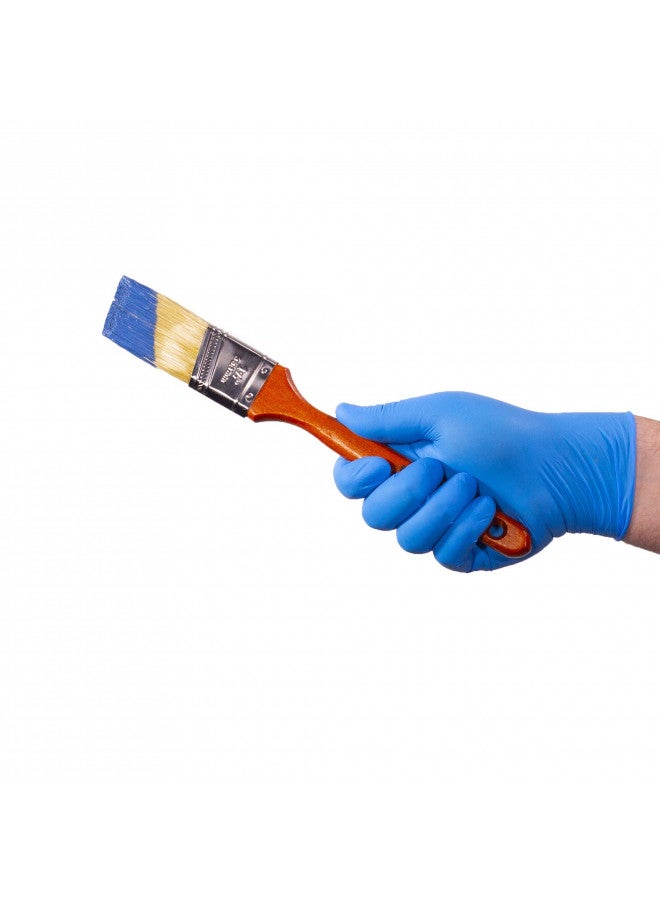 Ammex X3 Industrial Blue Nitrile Gloves, Box of 100, 3 Mil, Size X-Large, Latex Free, Powder Free, Textured, Disposable, Non-Sterile, Food Safe, X348100BX - Image 4