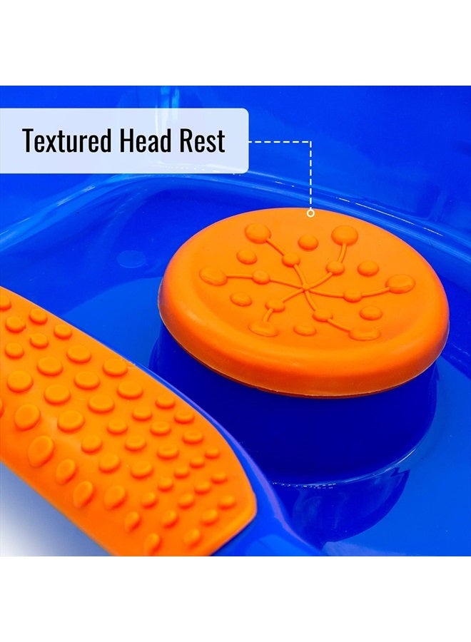 DMI Portable Shampoo Bowl for Bedside and Hair Washing, Hair Cuts and Coloring for the Elderly, Disabled, Bedridden and Handicapped, Blue - Image 3