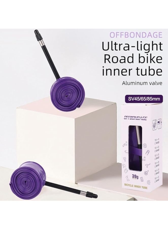 general Road Bike Ultralight Inner Tube 700C Port TPU Puncture Resistant Lightweight and Portable 39g Port 45mm - Image 2