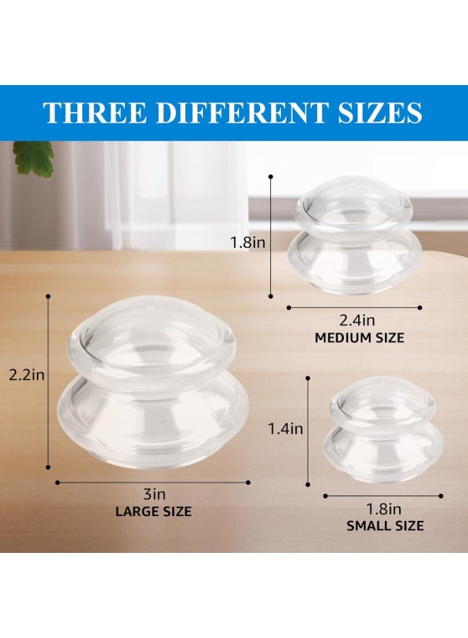 عام Silicone Cupping Therapy Sets, Cupping Kit for Massage Therapy,Anti Cellulite Cup, for Cellulite Reduction Joint Pain Muscle Pain - Image 5