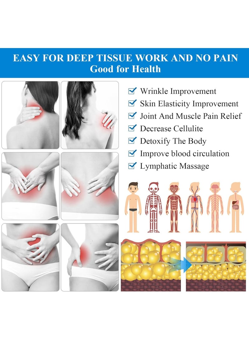 عام Silicone Cupping Therapy Sets, Cupping Kit for Massage Therapy,Anti Cellulite Cup, for Cellulite Reduction Joint Pain Muscle Pain - Image 3