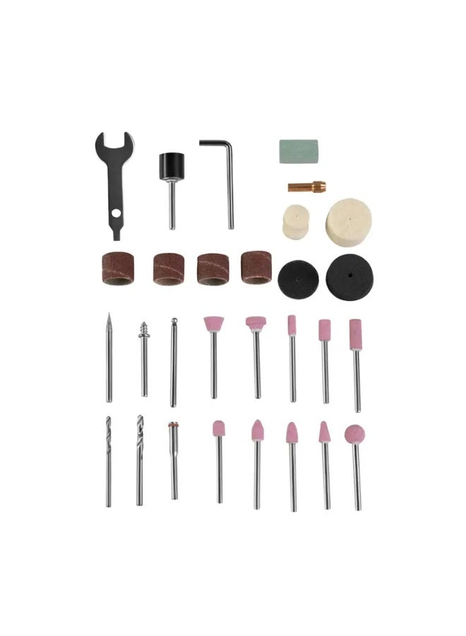 RONIX Rotary Tool Kit 40pcs 130W 2.3-3.2mm Collets Multi-Function Grinder Polisher Engraver Cutter Dremel Style # 3403 - Image 4