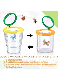 KASTWAVE 2 PCS Magnifying Insect Box Insert Bug Viewer Bug Magnifier Container Critter Insect Cage Bug Jar for Kids Children Science Nature Exploration Tool  - Image 5