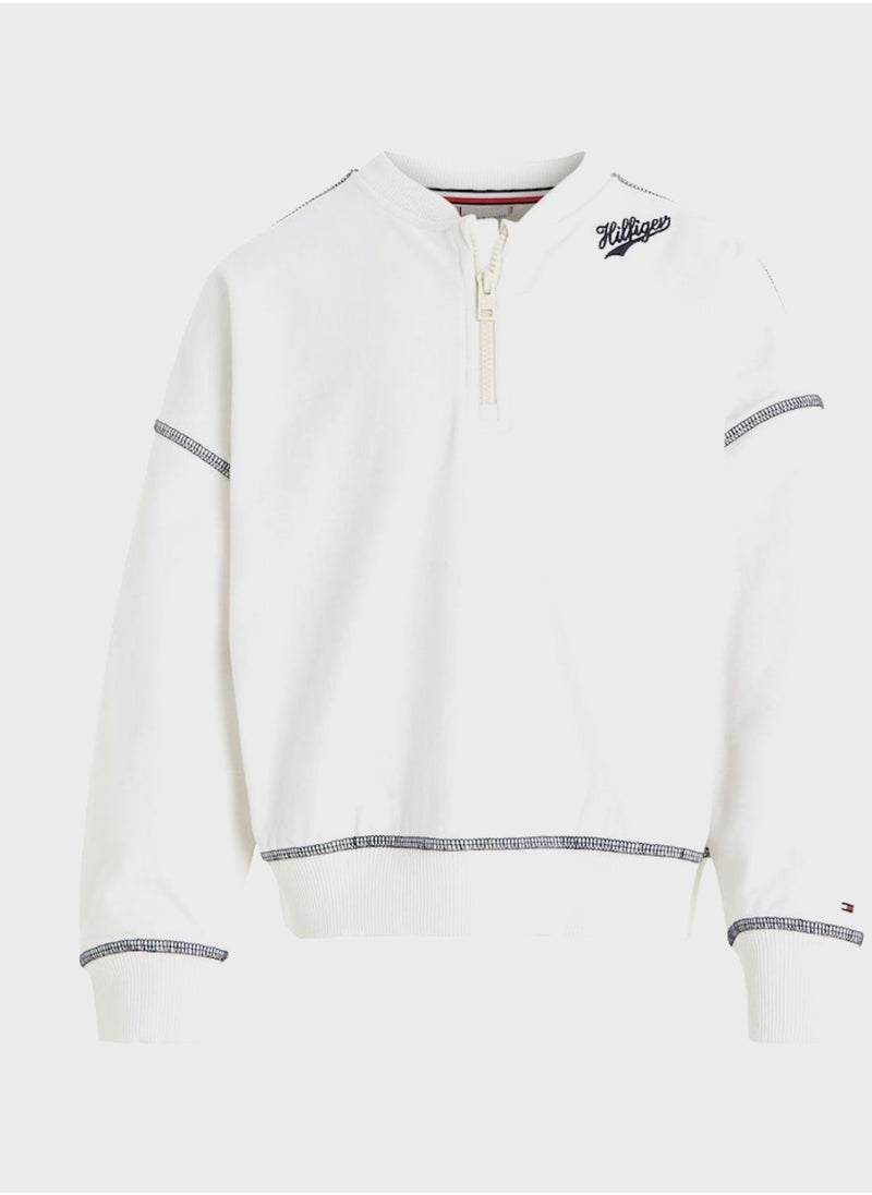 TOMMY HILFIGER Kids Hilfiger Script 85 Sweatshirt  - Image 4
