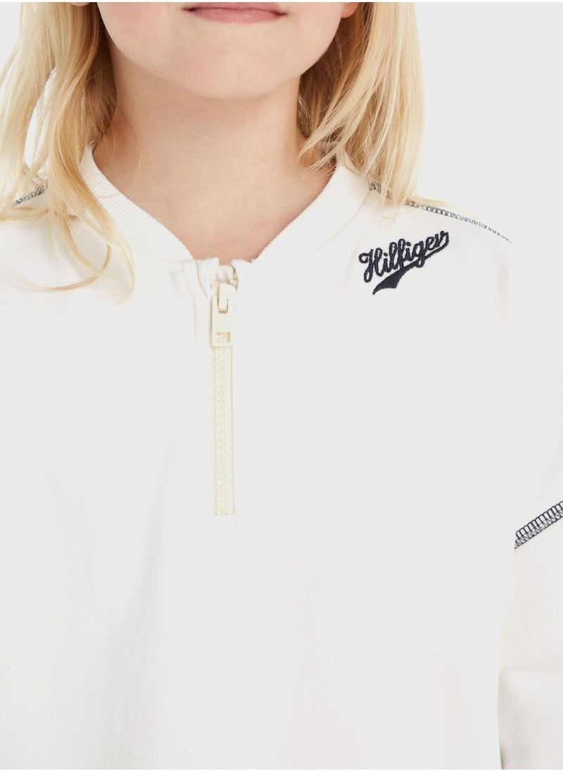 TOMMY HILFIGER Kids Hilfiger Script 85 Sweatshirt  - Image 3