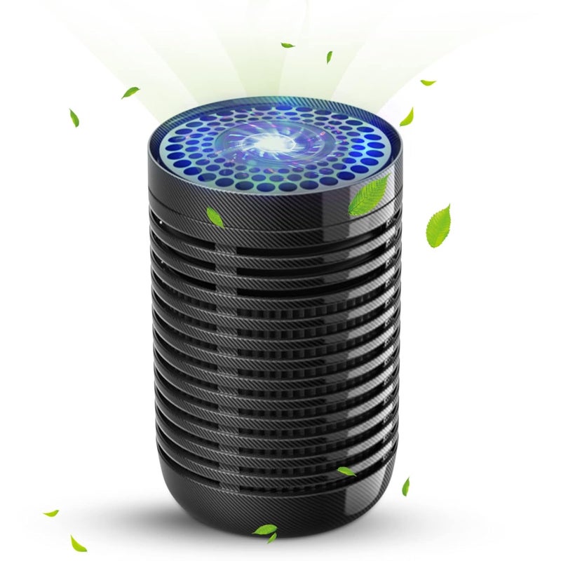 Car Air Purifier HEPA Filter Odor Removal Air Freshener for Cars Compact and Quiet Air Cleaner