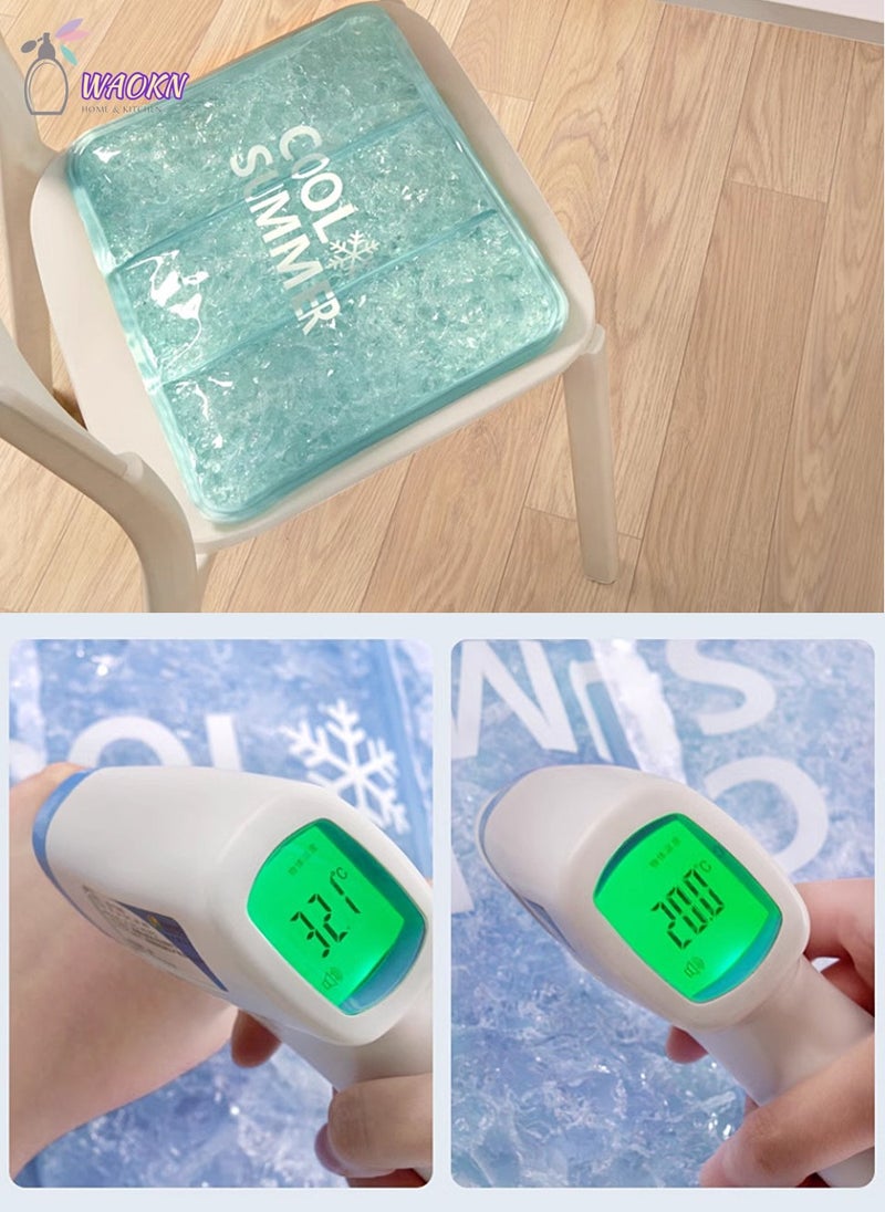 WAOKN - Ice pad Summer Cooling Device Can Be Used As A Car Seat Cushion Pet Ice Pad Computer Cooling Pad Dog Cooling Mat Dog Cooling Pad Portable Cooling dog Pad with ice-sensing gel Pink - Image 1