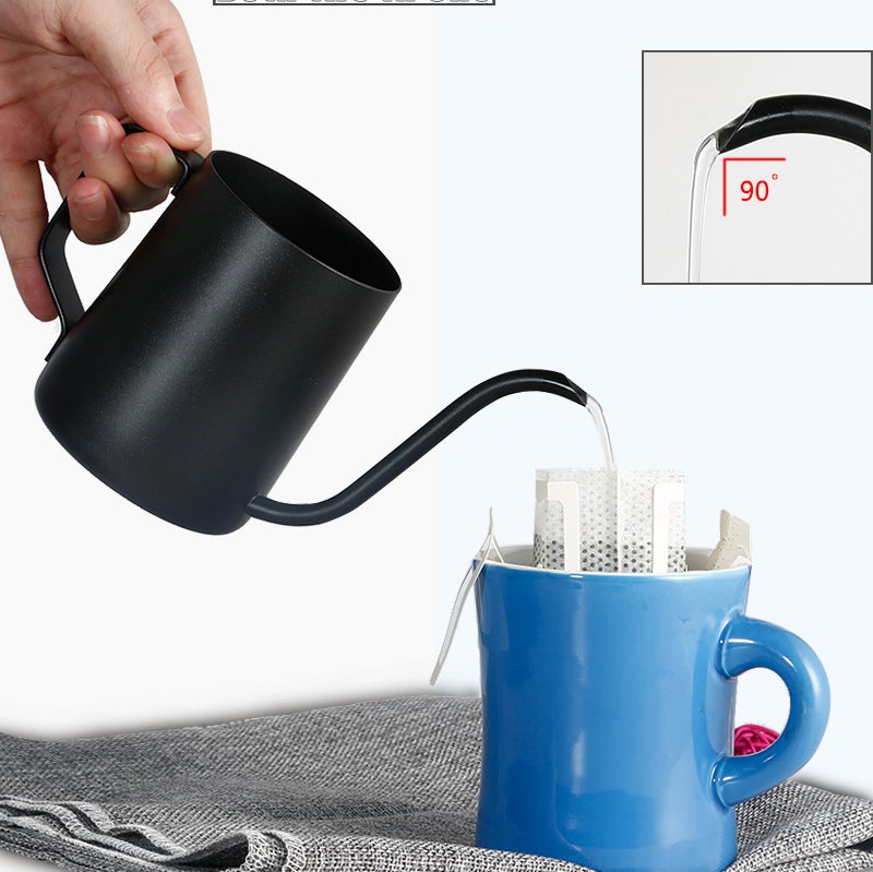 Factory Stainless Steel Teflon Hanging Ear Coffee Pot Hanging Ear Coffee Hand Pot Thickened Hanging Ear Pot - Image 5