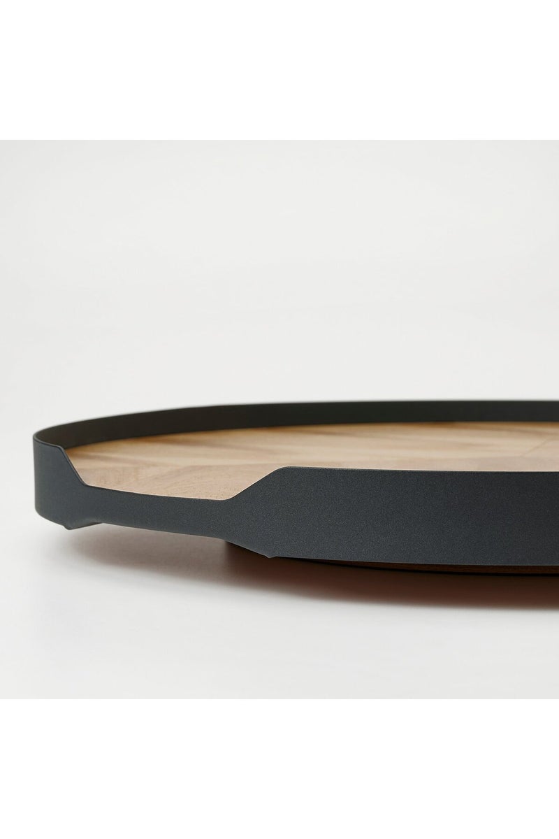 Lazy Susan, acacia veneer, 42 cm - Image 2