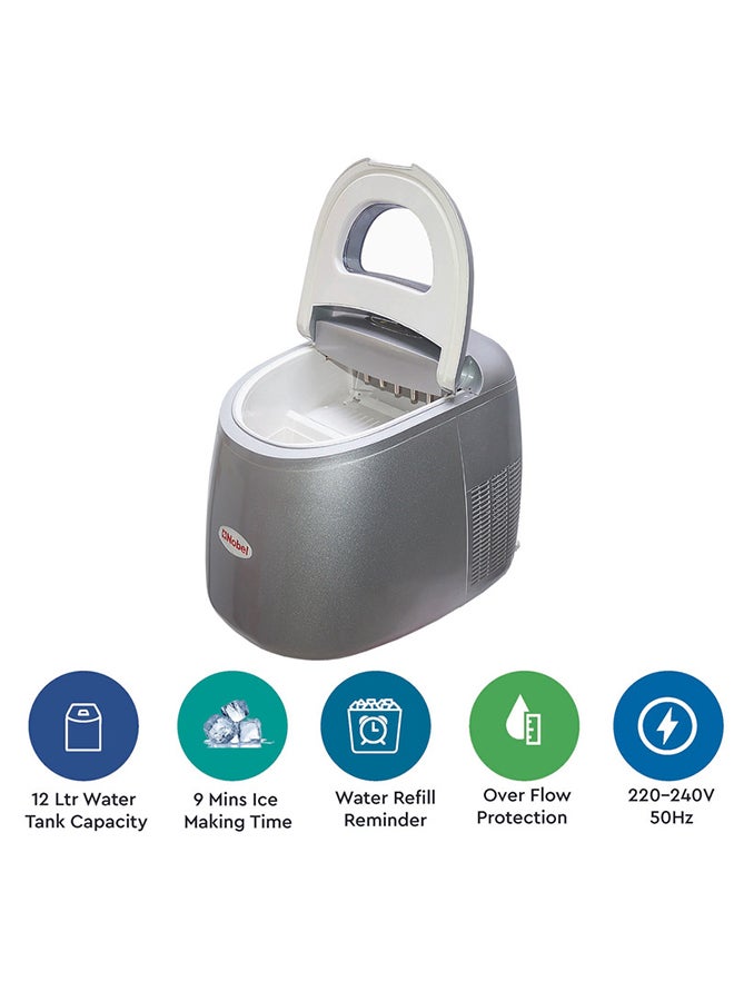 Nobel Ice Cube Maker 1.8 L NIM-12HS Silver - Image 3
