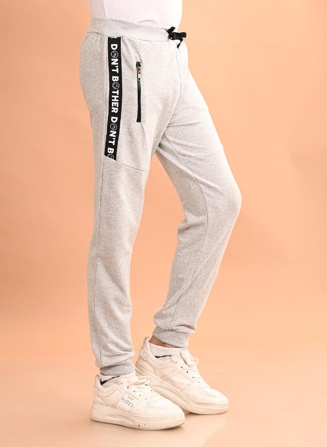 LILPICKS Boys Grey Jogger Trouser  - Image 2