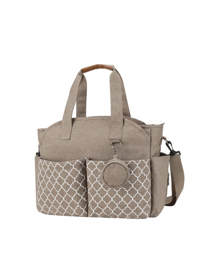 KYD Multi-Functional Diaper Tote with Built-in Changing Pad – Travel Baby Bag with Adjustable Strap & Large Storage - Image 1