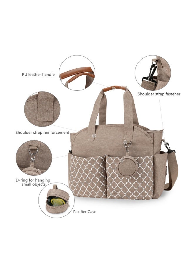 KYD Multi-Functional Diaper Tote with Built-in Changing Pad – Travel Baby Bag with Adjustable Strap & Large Storage - Image 2