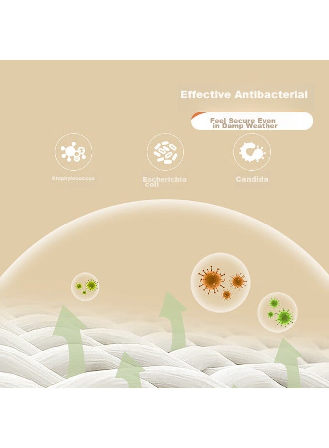 Fuanna Qingxin Fiber Quilt, Two-in Mother-child Quilt, Thickened Winter Comforter, 8.8 Jin, 230*229cm, White - Image 5