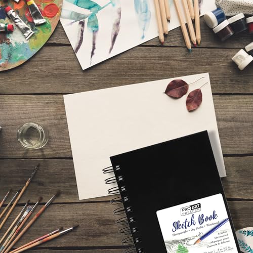 Pro Art Pro-Art Spiral Sketch Book 4x6": 80 Sheets - Image 4