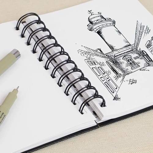 Pro Art Pro-Art Spiral Sketch Book 4x6": 80 Sheets - Image 3
