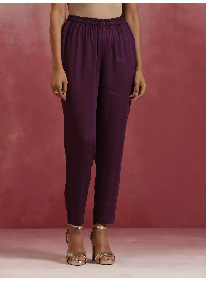 ترو برونز trueBrowns Pink Modal Boxpleat Kurta Set