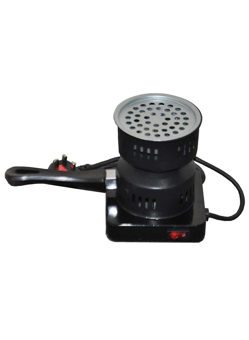 Denx Electric charcoal Burner Featuring a Stylish and Modern Design in Black - Image 5