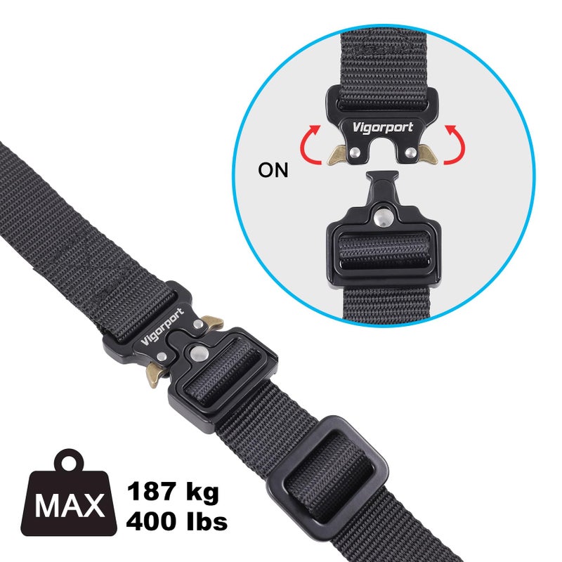 Vigorport Luggage Straps, Luggage Connector Straps for Suitcases Add A Bag and Connect Your 2 Suitcases Together Adjustable Attachment Accessories Belts (1'' Width S Size) - Image 2