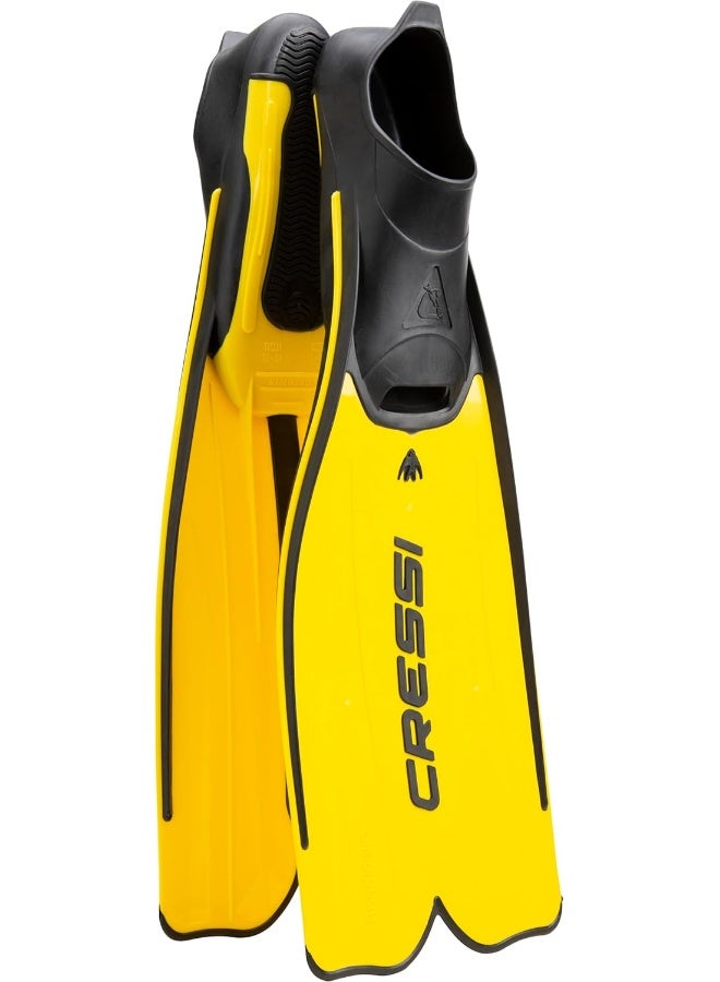 Cressi Adult Snorkeling Full Foot Pocket Fins, Good Thrust, Light Fin, Rondinella: Designed and Made in Italy - Image 1