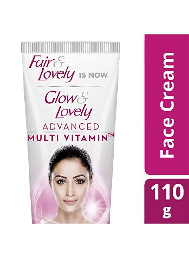 Glow & Lovely كريم الوجه متعدد الفيتامينات المتقدم 110 جرام مرطب يومي لإشراق البشرة بعامل حماية من أشعة الشمس 15 مع فيتامين إي وفيتامين سي والنياسيناميد - Image 3