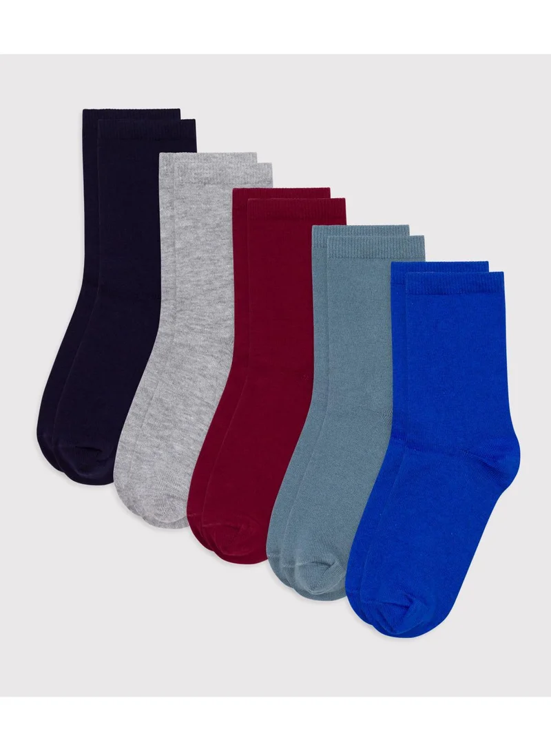 Petit Bateau Children's plain cotton socks - 5-pack