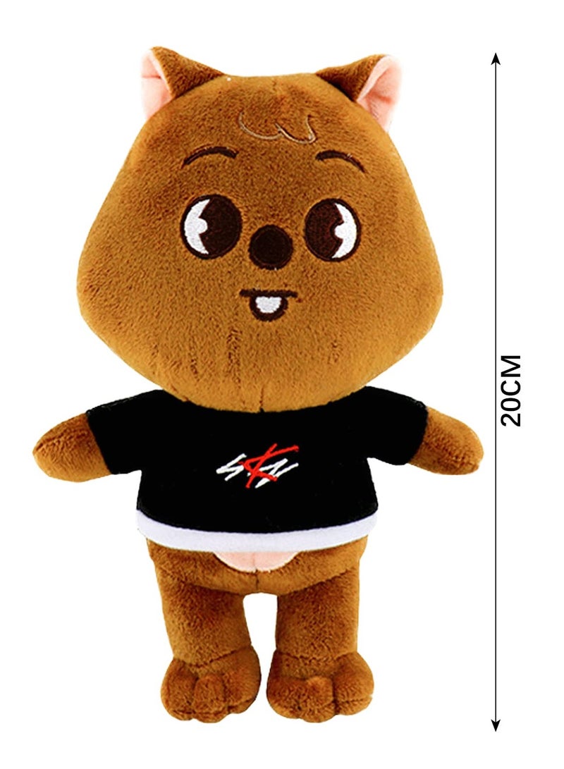 Stray Kids Cuddly Toy, Skzo Stan Stray Kids  Plush Doll, Soft Animal Plushie Stuffed Pillow Cushion, Plush Doll Toy,Soft Toy, Cartoon Soft Toy for Boys and Girls Fans