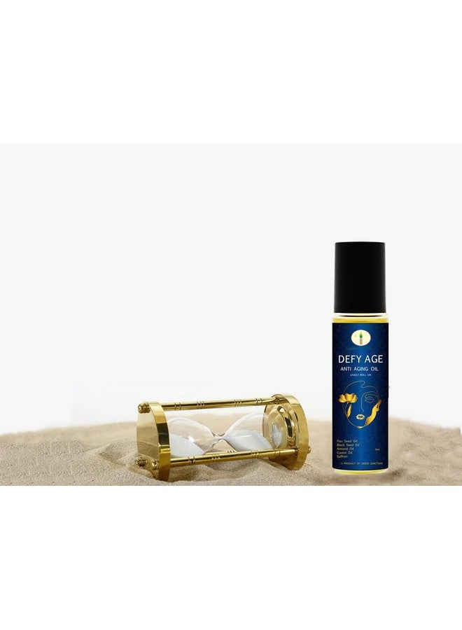 Green Junction "Defy Age" Anti Aging Oil for Dry Dehydrated,Sun Damaged Agiing,9 ml - Image 2