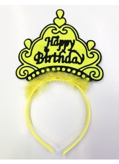 Happy Birthday Written Neon Color Crown 12 Pieces - pzsku/ZAE1814074F8819E46705Z/45/_/1741299576/ae2661fc-db93-42e7-8037-c666433f069f