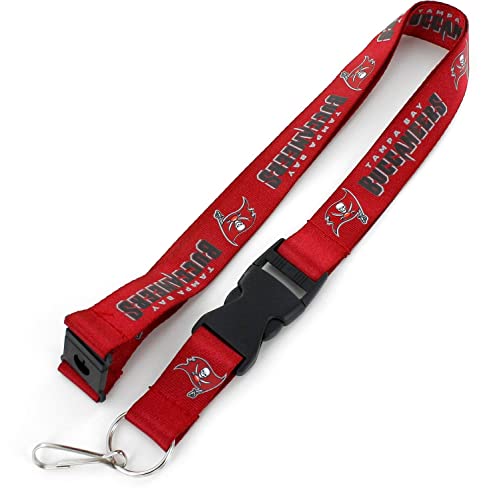 aminco NFL Tampa Bay Buccaneers Team Lanyard,unisex,Team Color,One Size - Image 3