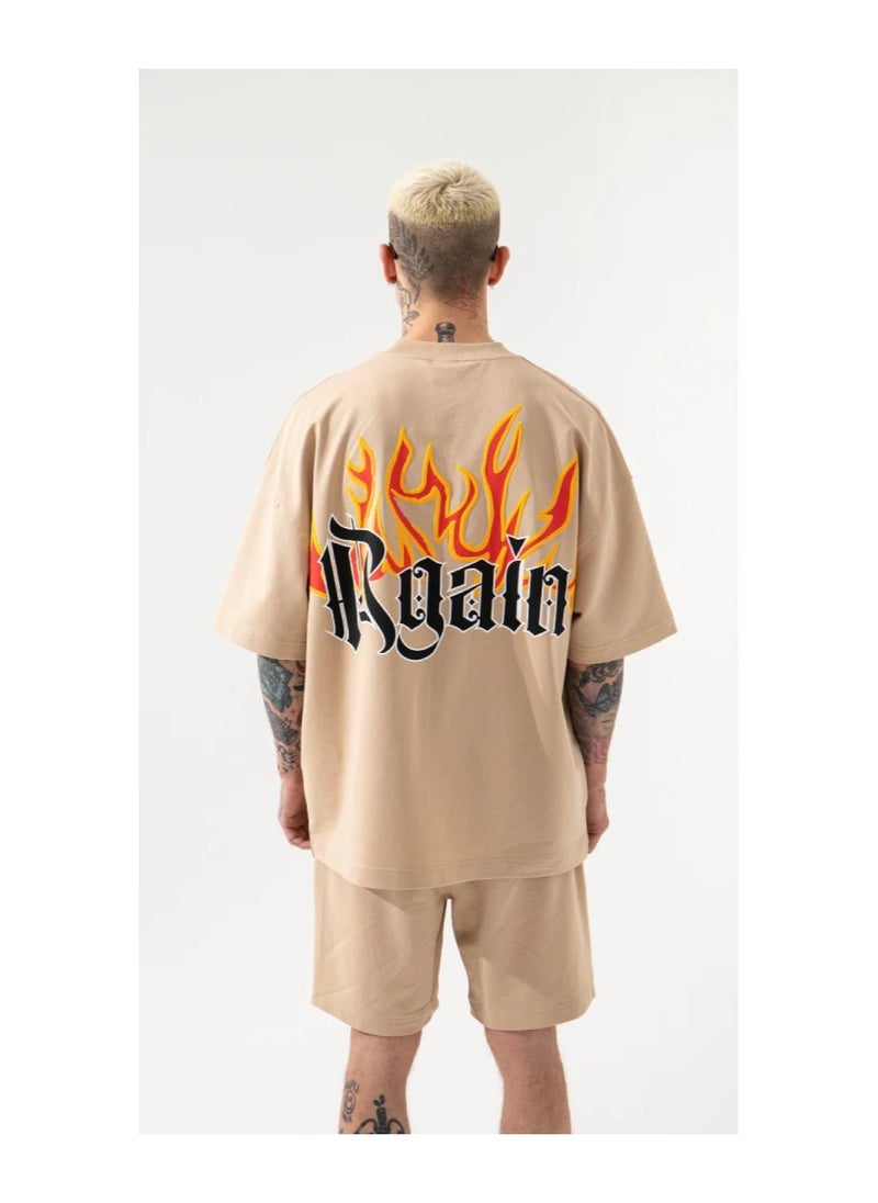 Timo Adams - Timo Adams Born Again Oversized Men Set | Gym Clothes for Men Workout Apparel Sets| Pack for Running Football Athletic Exercise Fit for Out T Sports - Image 1