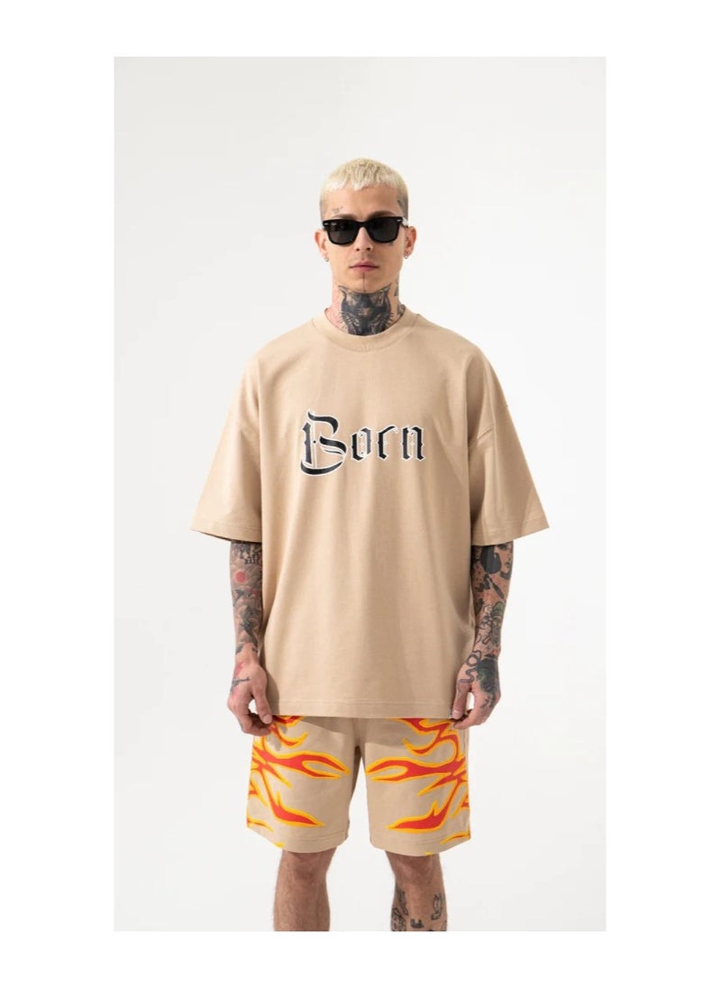 Timo Adams - Timo Adams Born Again Oversized Men Set | Gym Clothes for Men Workout Apparel Sets| Pack for Running Football Athletic Exercise Fit for Out T Sports - Image 1