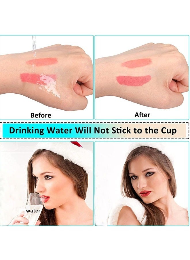 KIKO MILANO Unlimited Double Touch Lipstick Long Lasting Makeup Retention Lips Tint Liquid Lipsticks Waterproof Non-Stick Cup Lipgloss #108 - Image 4