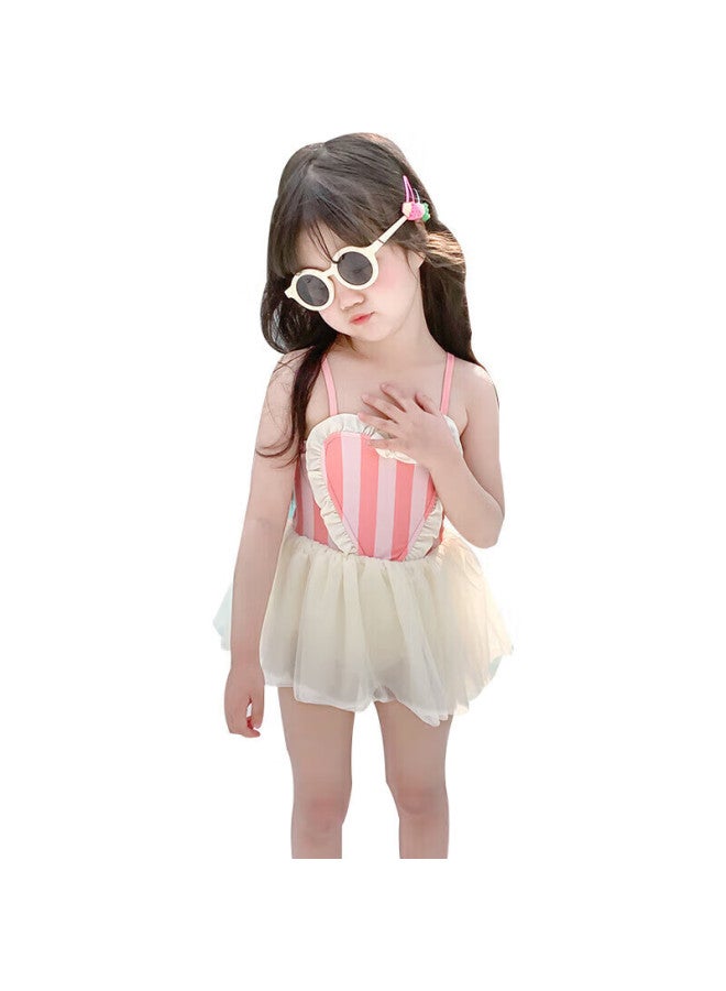 Yuke Girls' Internet-famous Skirt-style Swimsuit, Cute Princess Baby Stylish Swimwear, Fashionable Girls' Beach Vacation Swimwear - Image 3