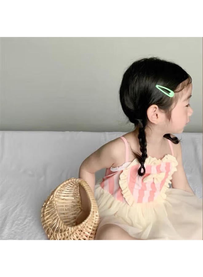 Yuke Girls' Internet-famous Skirt-style Swimsuit, Cute Princess Baby Stylish Swimwear, Fashionable Girls' Beach Vacation Swimwear - Image 2
