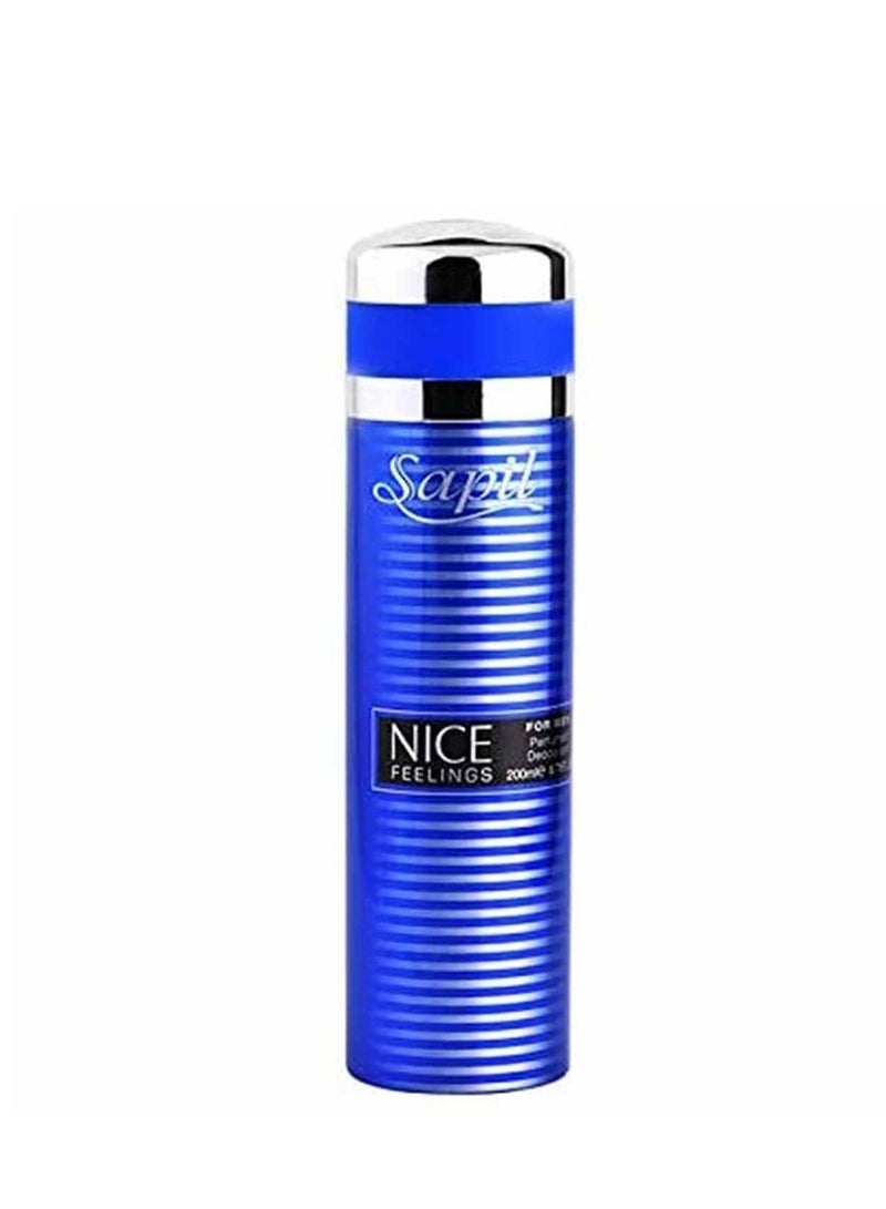 sapil Nice Feelings Men'S Deodorant 200ml
