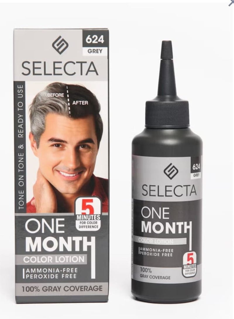 سيليكتا ميلانو فارما رمادي 624 للرجال لاخفاء الشعر الأبيض، 100 مل - Image 1