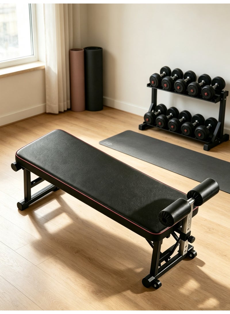 KINGMAZI Adjustable Height Semi Commercial Sit Up Exercise Bench - Image 2