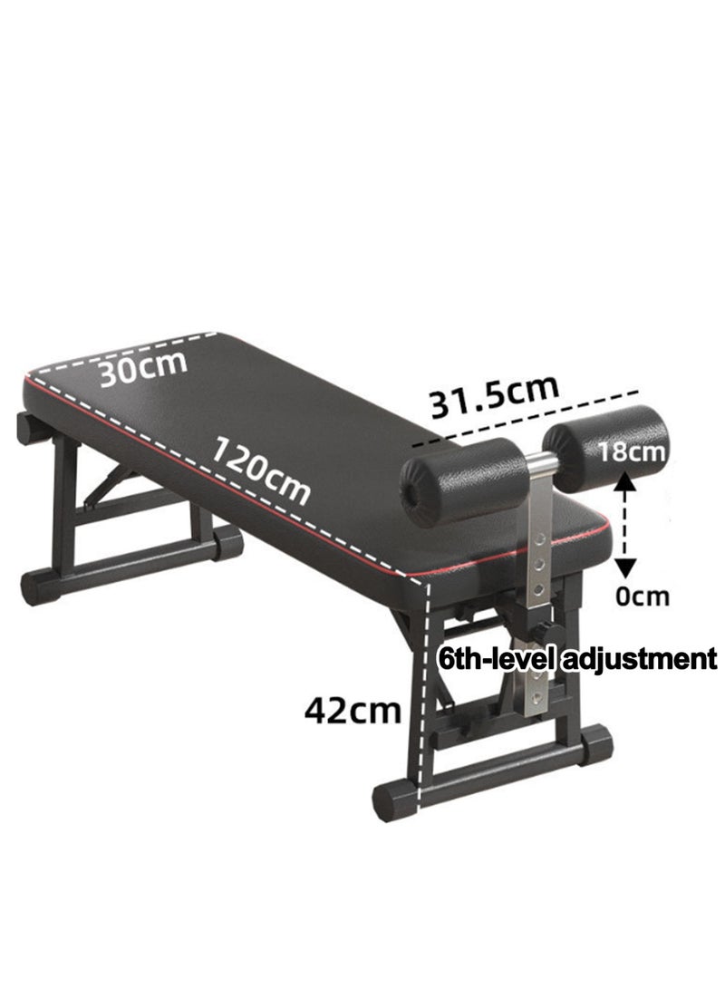 KINGMAZI Adjustable Height Semi Commercial Sit Up Exercise Bench - Image 3