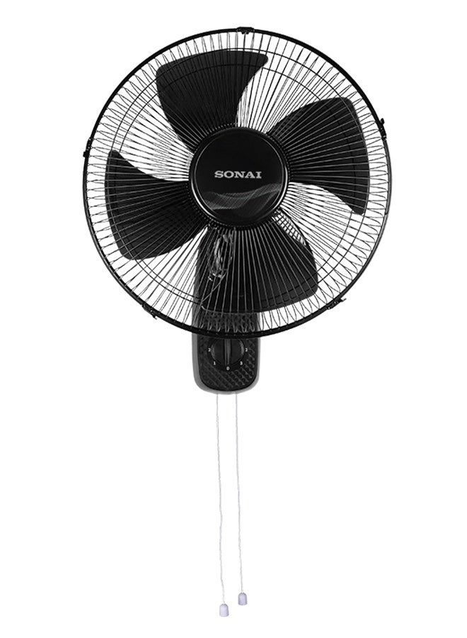 Sonai Wall Fan 18 Inches, 3 Speeds, Black, MAR-1811 - Image 1