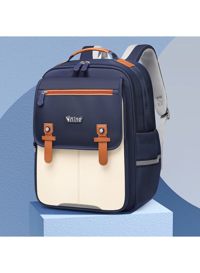 Ninth Castle Dijiuchengbao Schoolbag For Primary School Students Grades 2-6, Spine-protecting And Load-reducing Backpack For Boys And Girls, Children's Anti-drop Backpack - Image 1