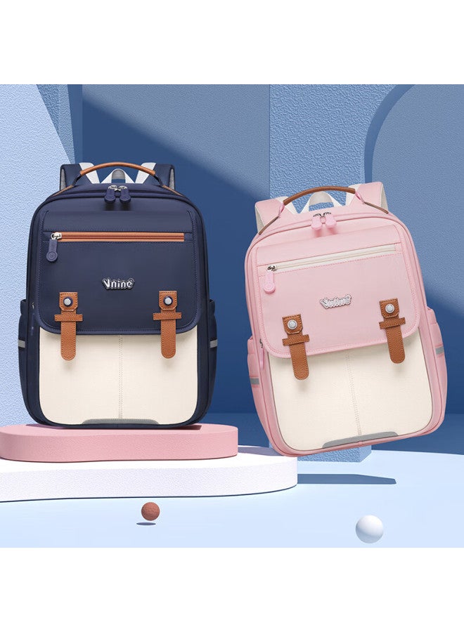 Ninth Castle Dijiuchengbao Schoolbag For Primary School Students Grades 2-6, Spine-protecting And Load-reducing Backpack For Boys And Girls, Children's Anti-drop Backpack - Image 2