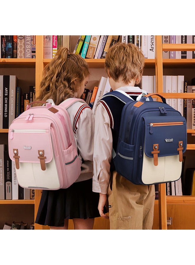 Ninth Castle Dijiuchengbao Schoolbag For Primary School Students Grades 2-6, Spine-protecting And Load-reducing Backpack For Boys And Girls, Children's Anti-drop Backpack - Image 3