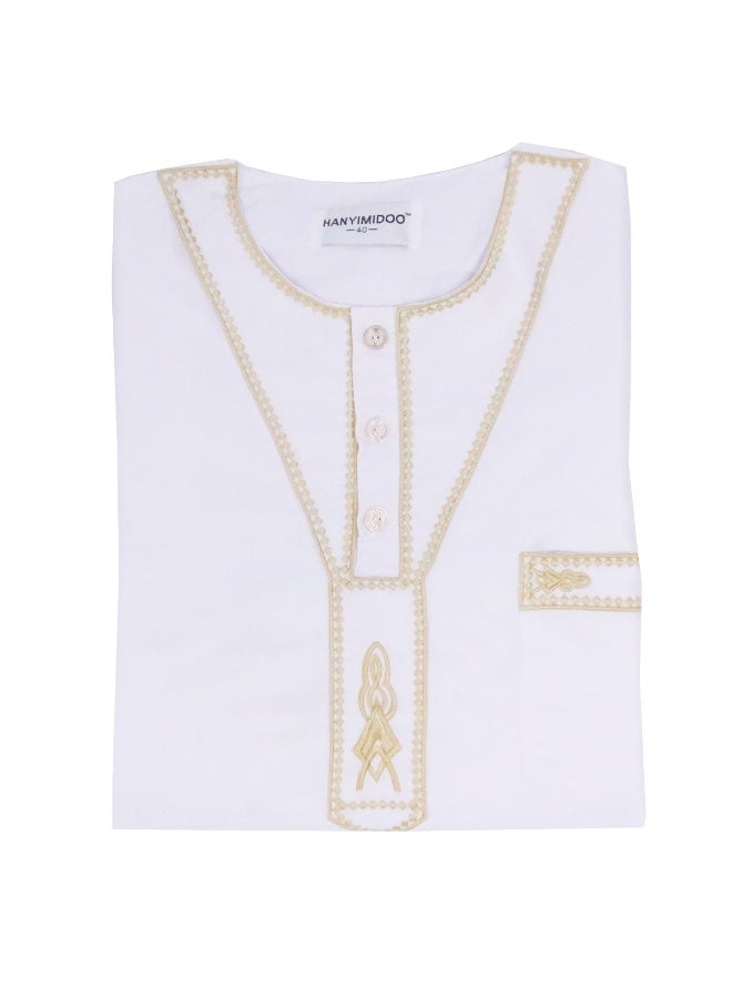 رداء طويل بتصميم الألوان المتعددة للأولاد المراهقين - Image 5