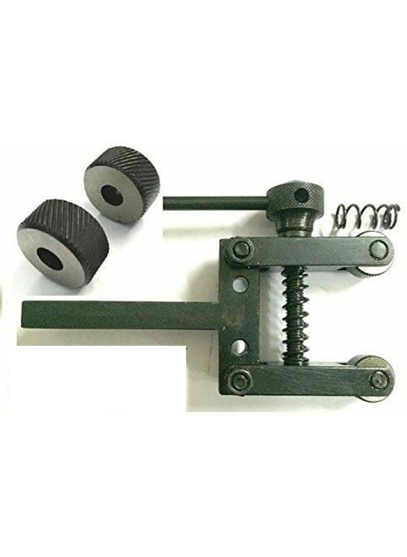 Generic Set 2 Pcs Quality Knurling Tools for Lathes Metalworking 4 Spare Knurls  - Image 3